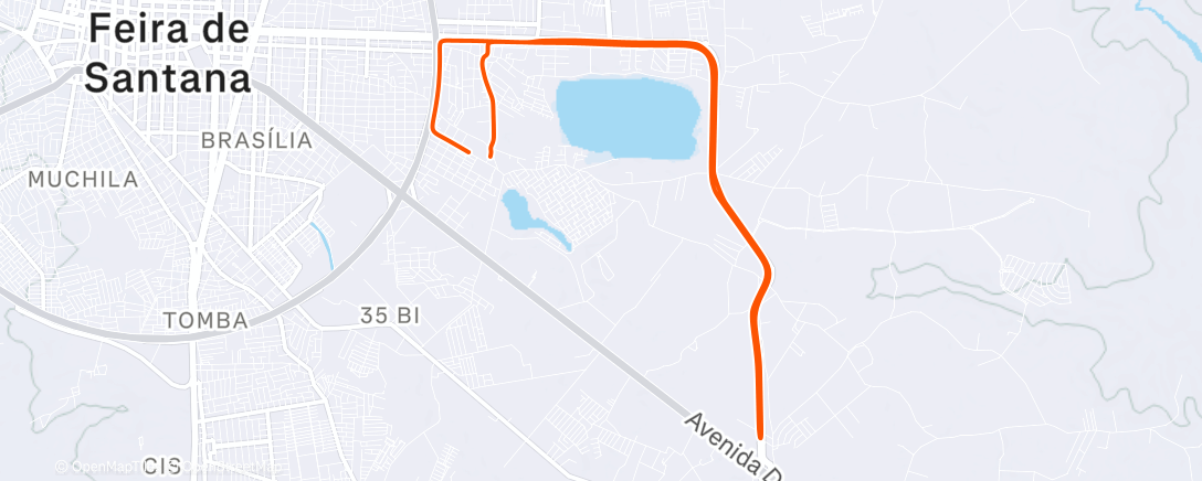 Map of the activity, Morning Ride