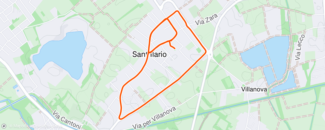 Map of the activity, Sant'Ilario 2024 🥇