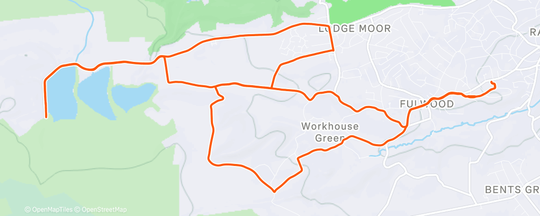 Карта физической активности (Afternoon Ride)