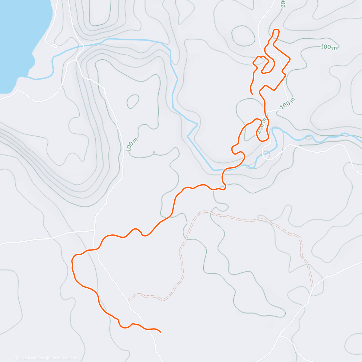 Map of the activity, Zwift - Castle to Castle in Makuri Islands
