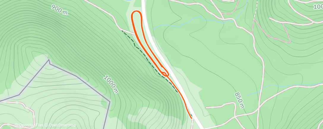 Map of the activity, Lunch Nordic Ski