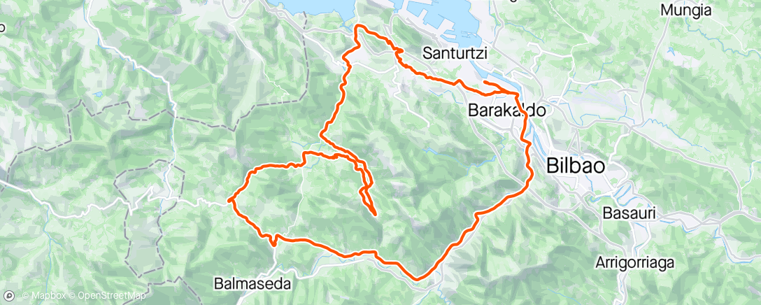 Map of the activity, La Herbosa - Humaran