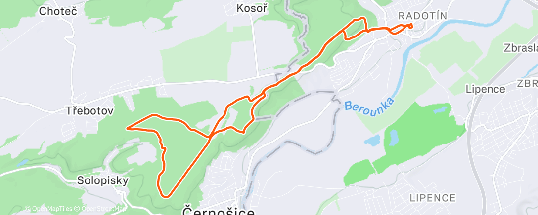 Карта физической активности (Morning Run)