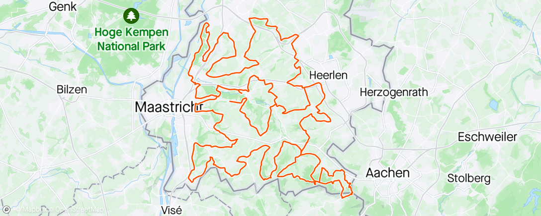 Map of the activity, Amstel met KKP