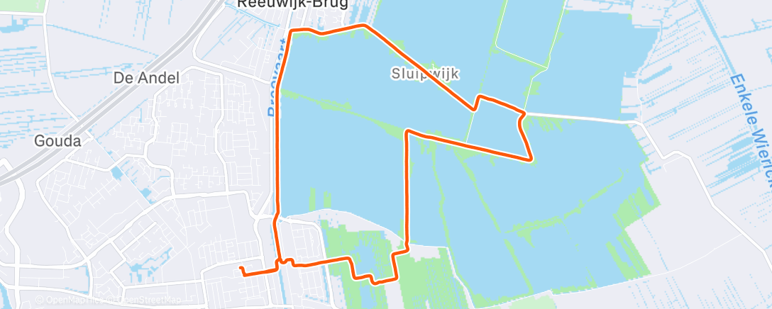 Map of the activity, De bedoeling was herstelloop