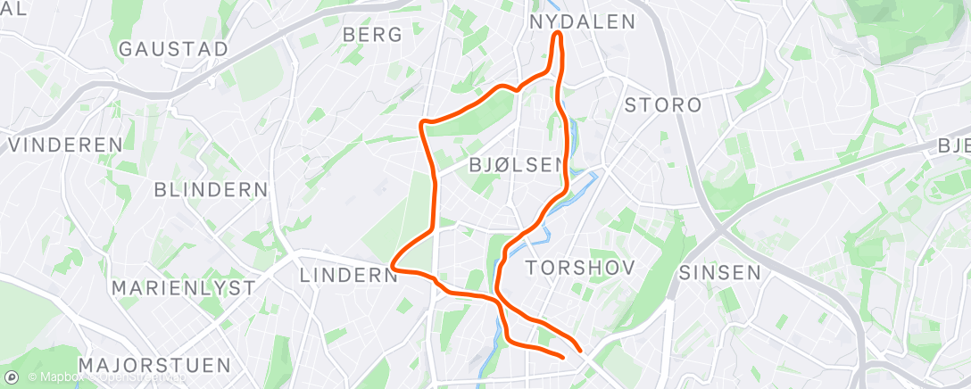 Map of the activity, Ventilere litt