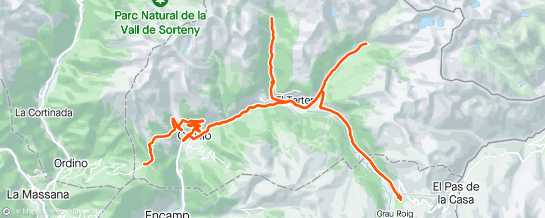 Map of the activity, ⛰️ ANDORRA ⛰️ - Día 1