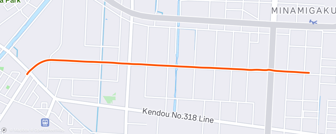 Map of the activity, Afternoon Ride
