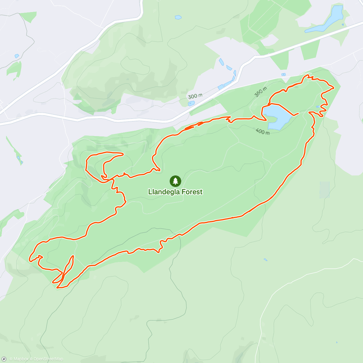 Map of the activity, Llandegla with Charlie and Arthur 🤩