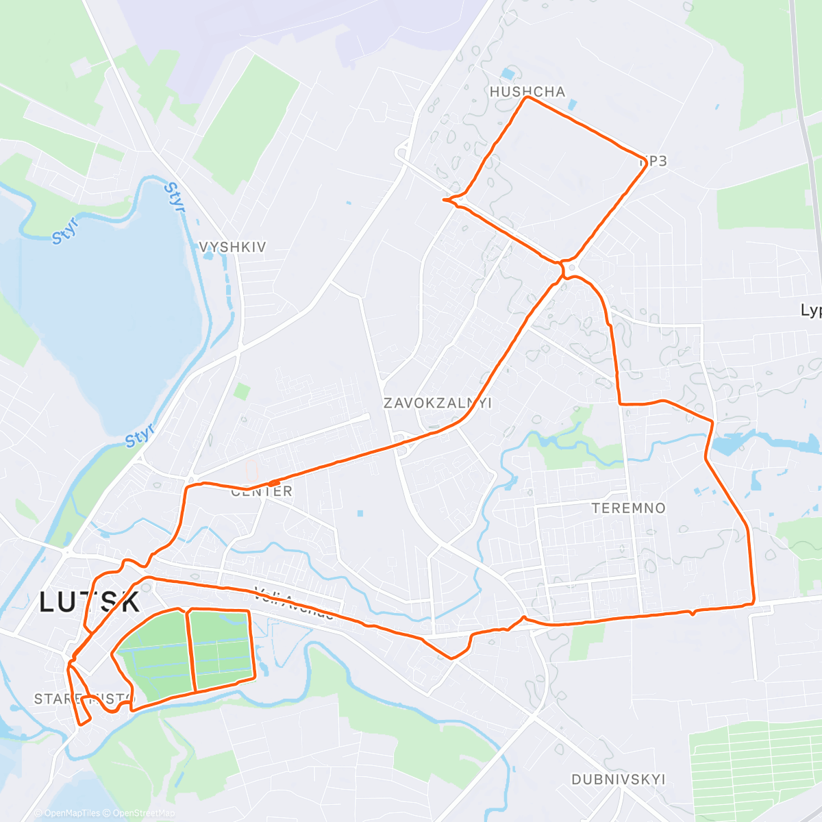 Map of the activity, Вітаю! 🌲☺️