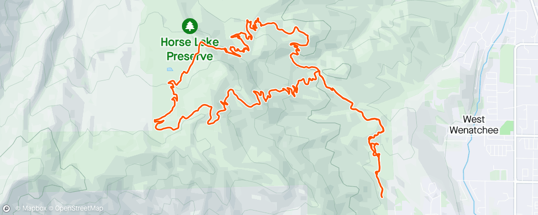 Mappa dell'attività Afternoon Hike