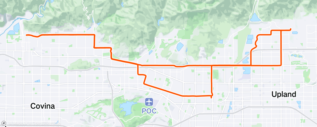 Map of the activity, Morning Ride