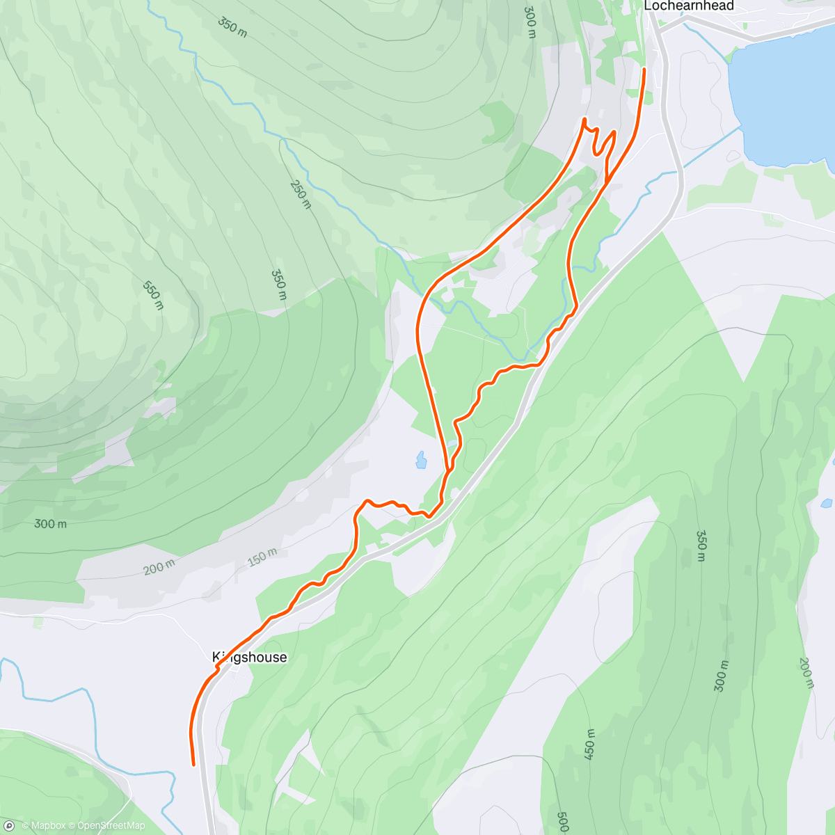 Map of the activity, No runs all weekend - Youth Bridge camp at Stirling Uni, PhD underway… and I forgot my trainers 🤦‍♂️ nice to finally get out after the rain!