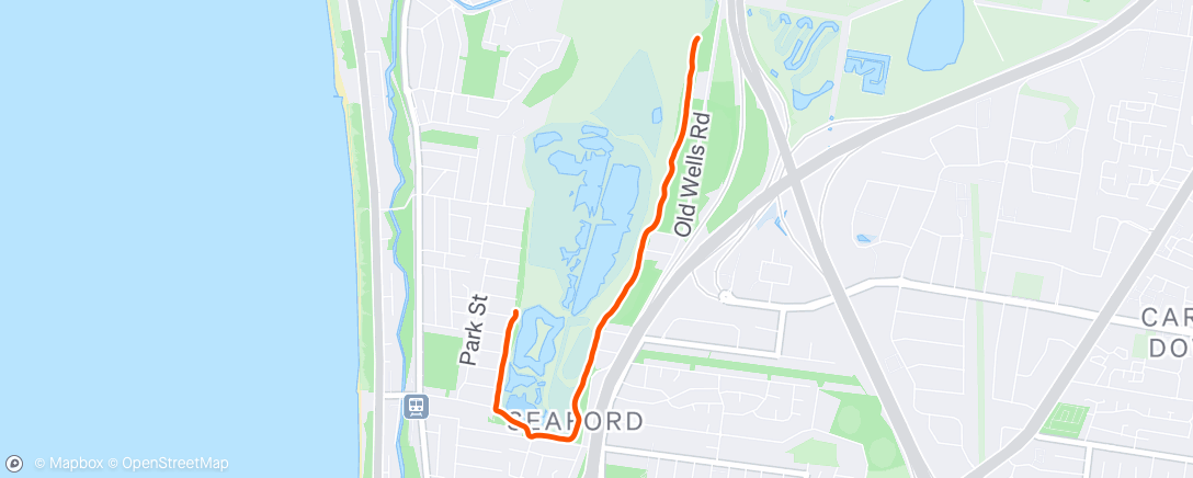 Карта физической активности (Afternoon Walk)