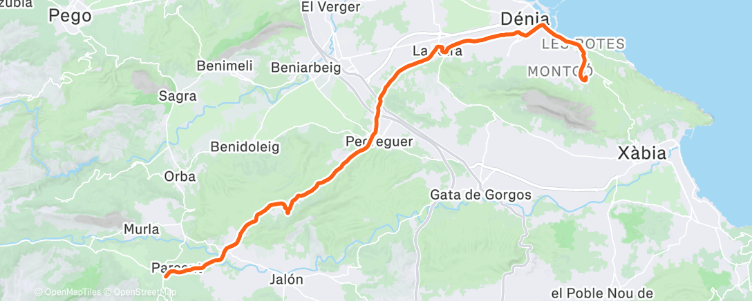 Map of the activity, Pre test spin