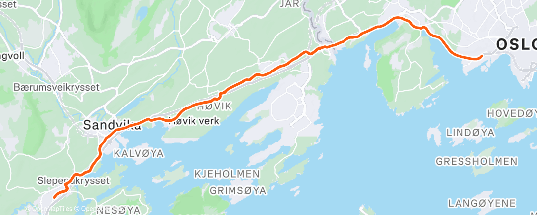 Map of the activity, Afternoon Mountain Bike Ride