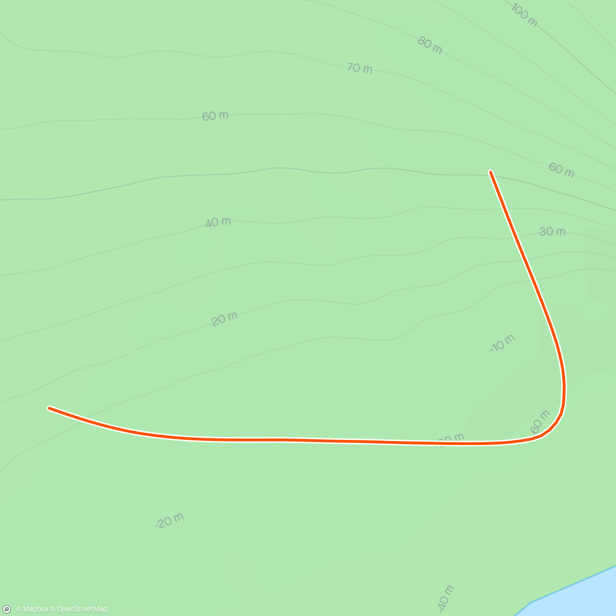 Karte der Aktivität „Zwift - Pacer Group Ride: Flat Route in Watopia with Bernie”