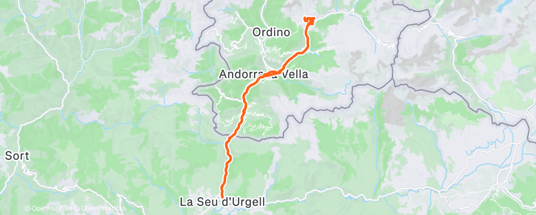 Carte de l'activité Morning Ride