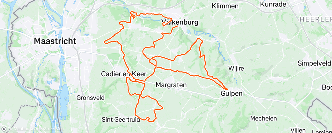 Map of the activity, Recon Valkenburg gravel