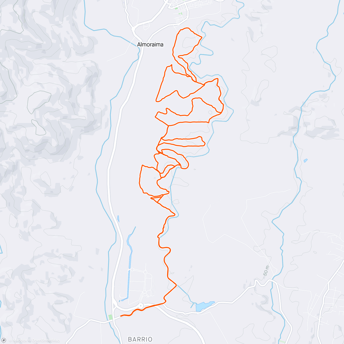 Map of the activity, Chapatal
