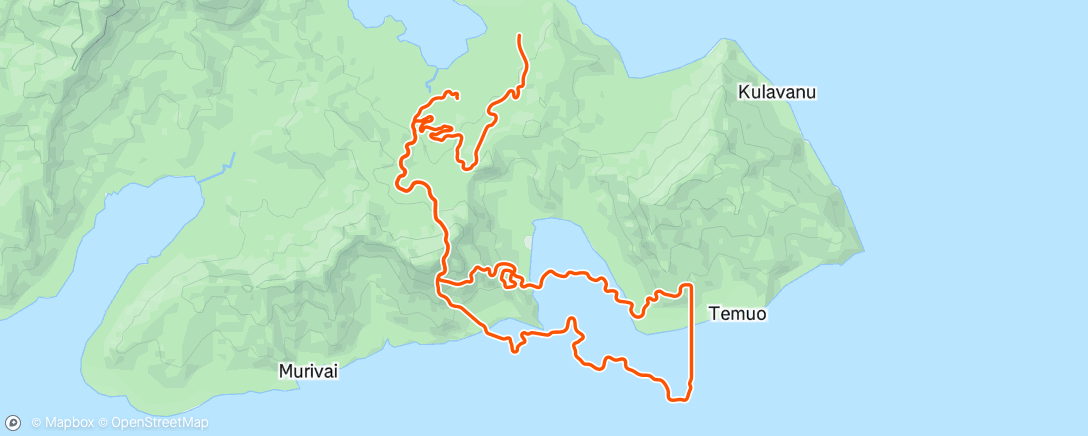 Carte de l'activité Zwift - Mayan San Remo in Watopia