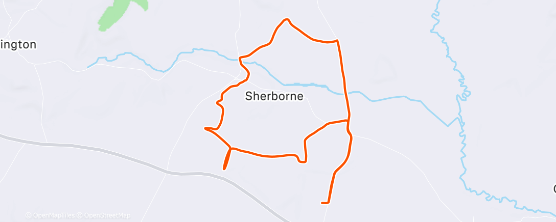 Map of the activity, Lovely crisp sunny morning 😎