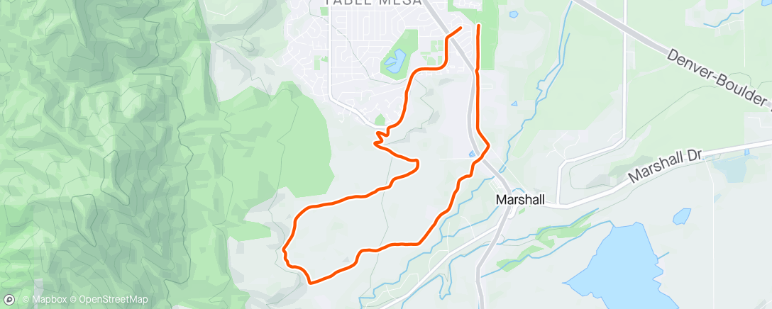 Map of the activity, Trail Tempo