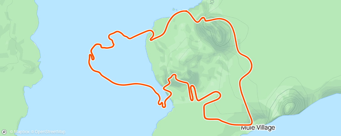 Map of the activity, Zwift - Group Workout: Weekly Workout - Biehler SYN (C) on Beach Island Loop in Watopia