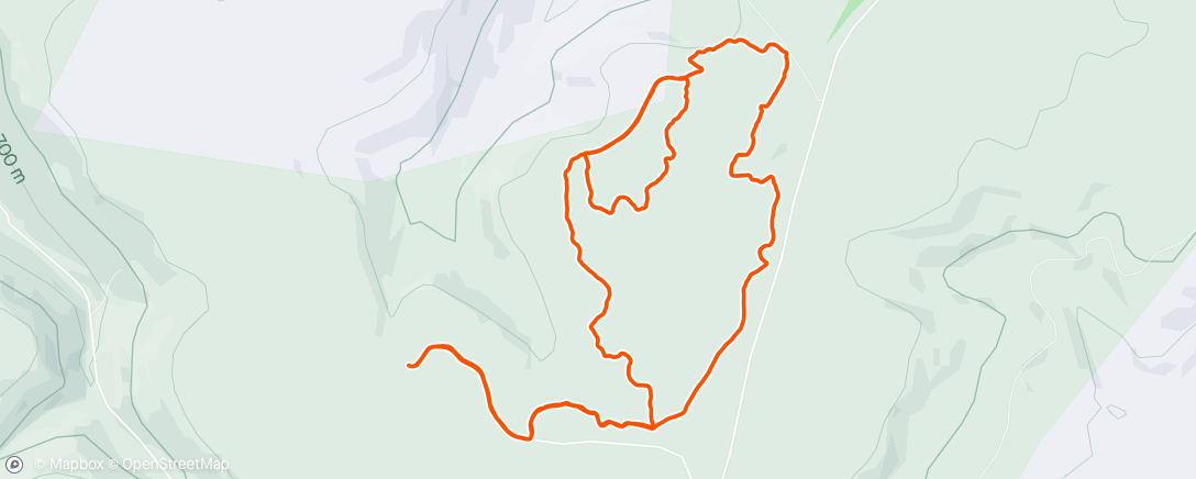 Map of the activity, Party pace at Laurel mtn