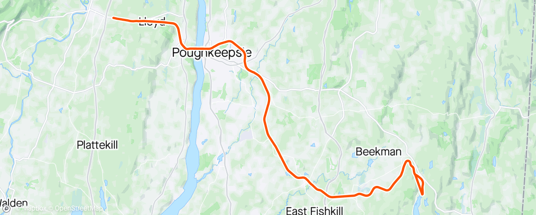 Map of the activity, 88 segments. 83 PRs. Longest ride.