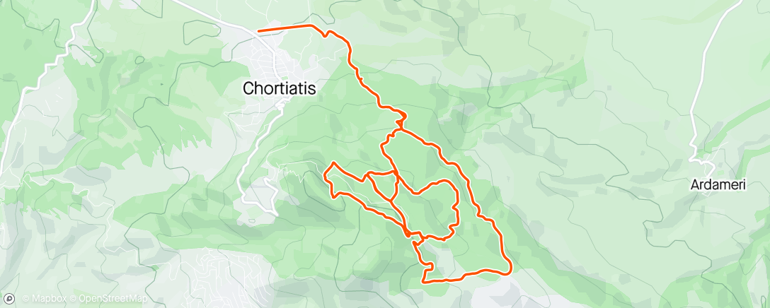 「Morning E-Mountain Bike Ride」活動的地圖