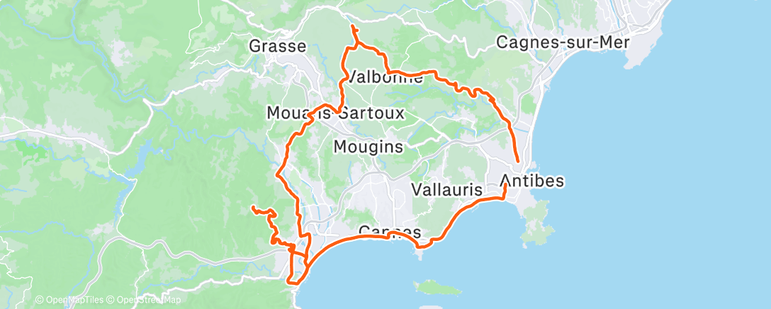 Map of the activity, 3h20/ FSM