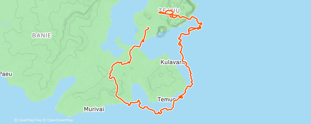 Map of the activity, Zwifty