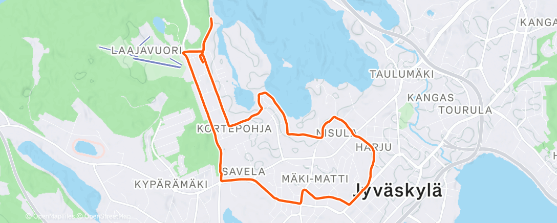 Карта физической активности (Harjun Harakiri)