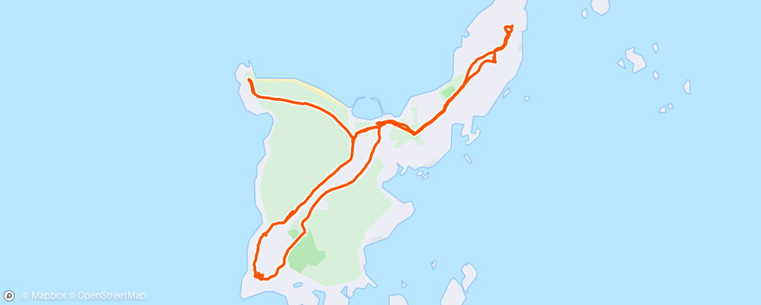 Map of the activity, Fottur Stråholmen (naboøy til Jomfruland)
