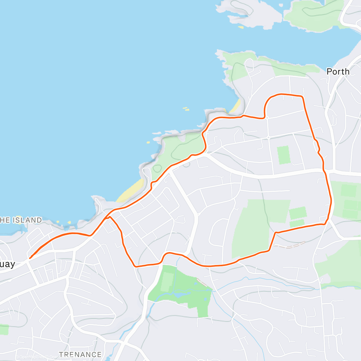 Map of the activity, Simple Life Christmas Run club