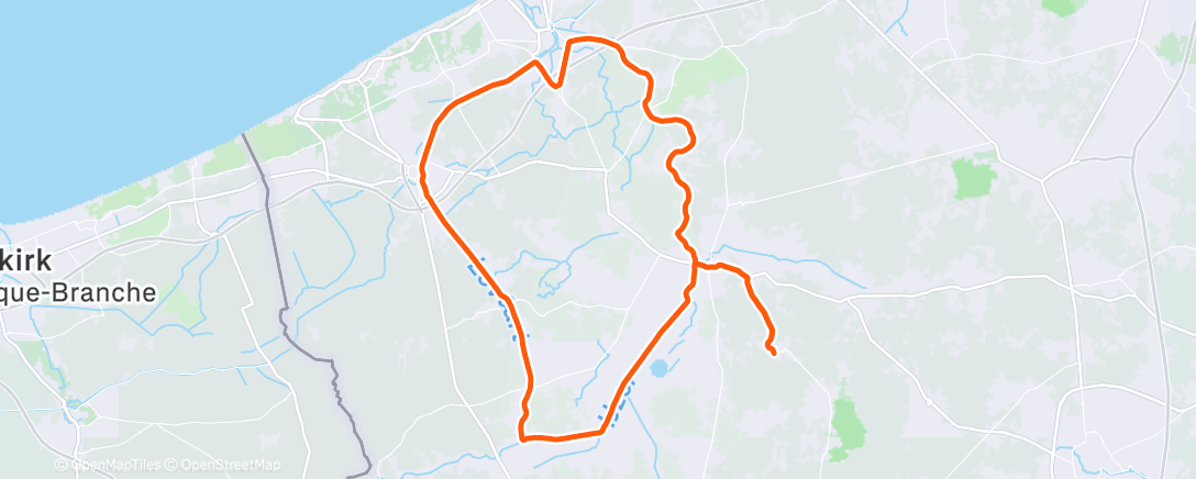 Mapa da atividade, Middagrit