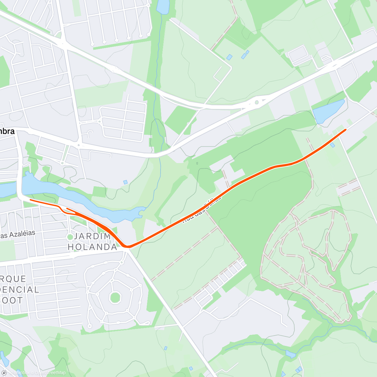 Map of the activity, Pedalada Triatlon Sprint