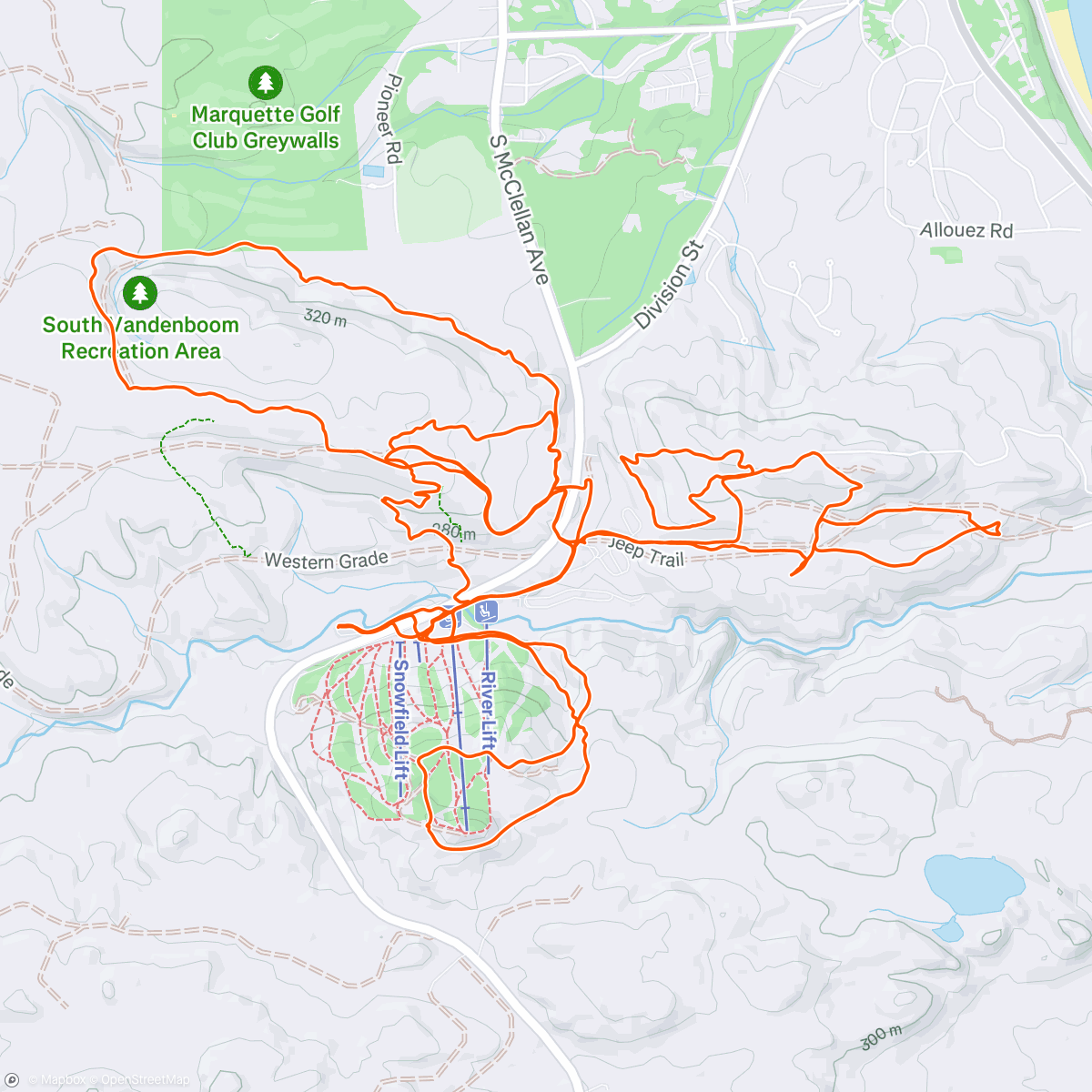 Map of the activity, MQTF Expert Enduro - 6th Place!
