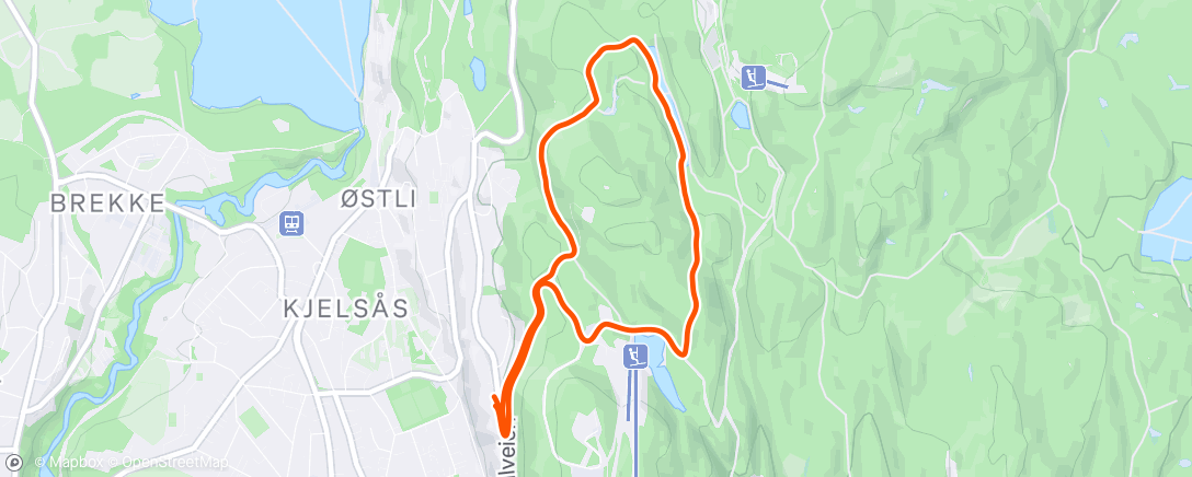 Map of the activity, Langvann 🌲