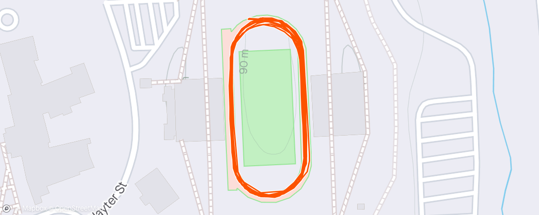 Map of the activity, 3 x 800