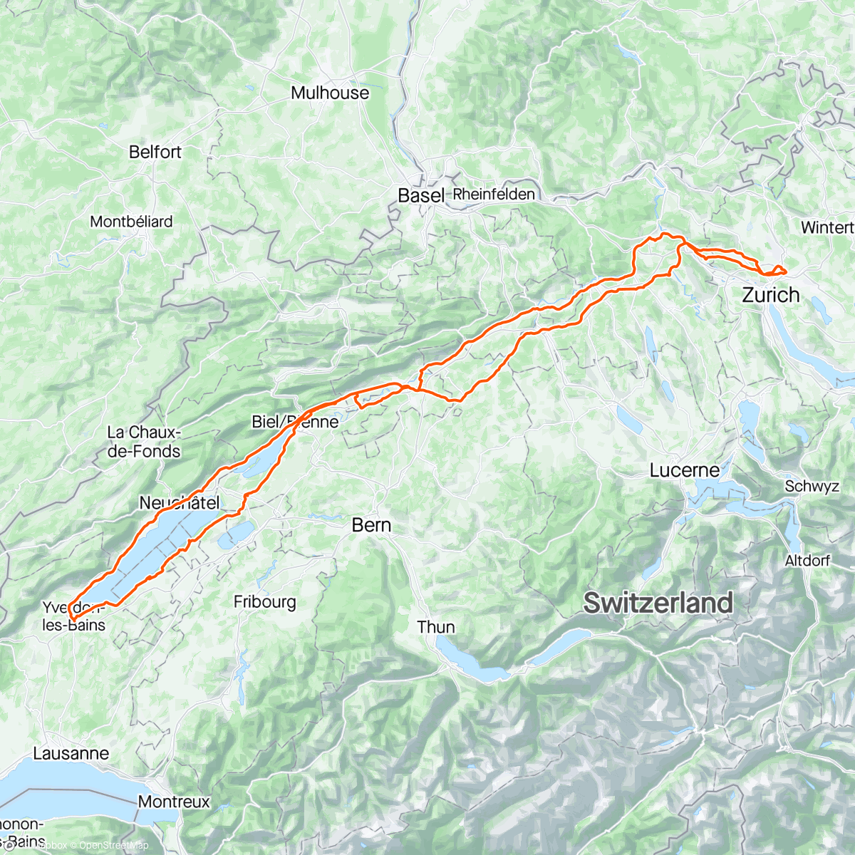 Map of the activity, Usduuuur Fährtli…🚴‍♂️🏁