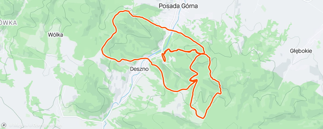 「Zamczyska Trail 2024」活動的地圖