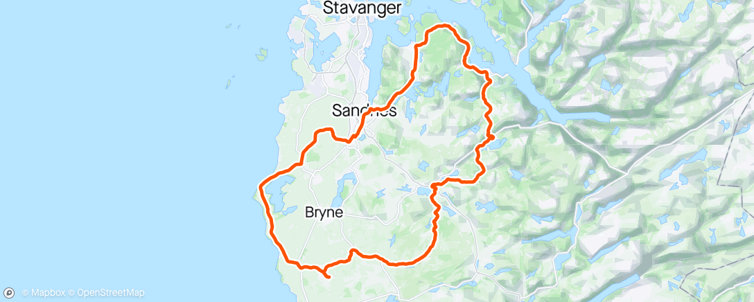 Map of the activity, Søndag 😎