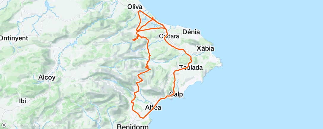 Map of the activity, Morning Ride