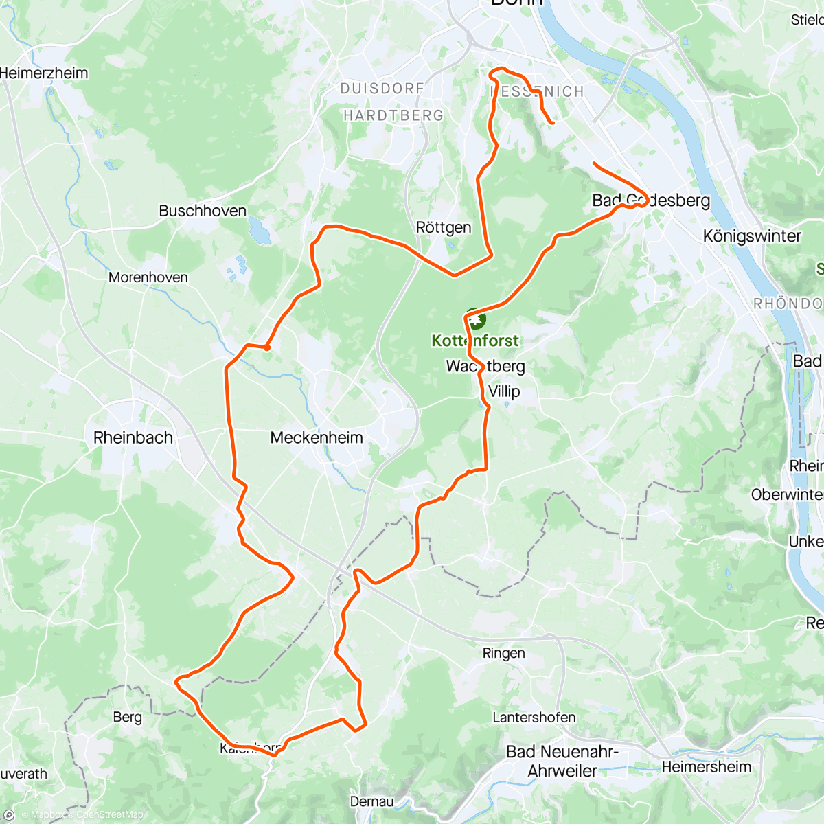 Map of the activity, BN Post-Covid-Ride 🦠