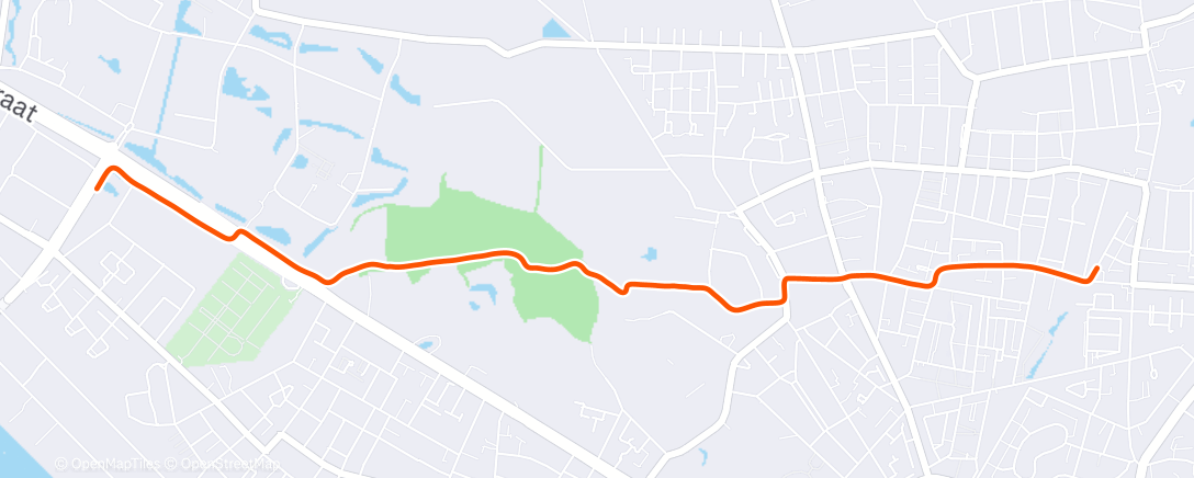 アクティビティ「Home - Work (Ledeboerpark)」の地図