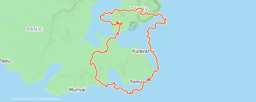 Map of the activity, Zwift - The Big Ring in Watopia