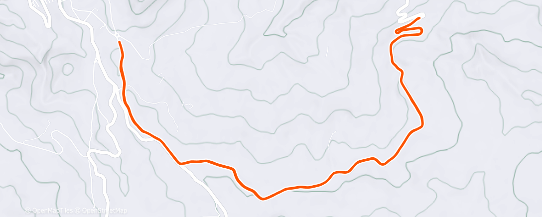 Map of the activity, Corsa mattutina