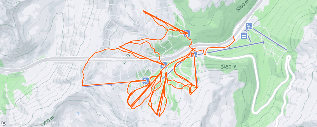 Map of the activity, Loveland
